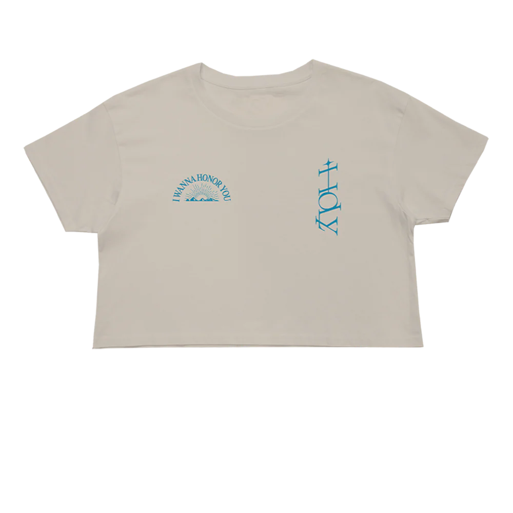 Holy Lyrics Crop Top