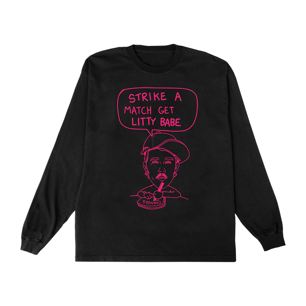 Light A Match Doodle LS T-Shirt
